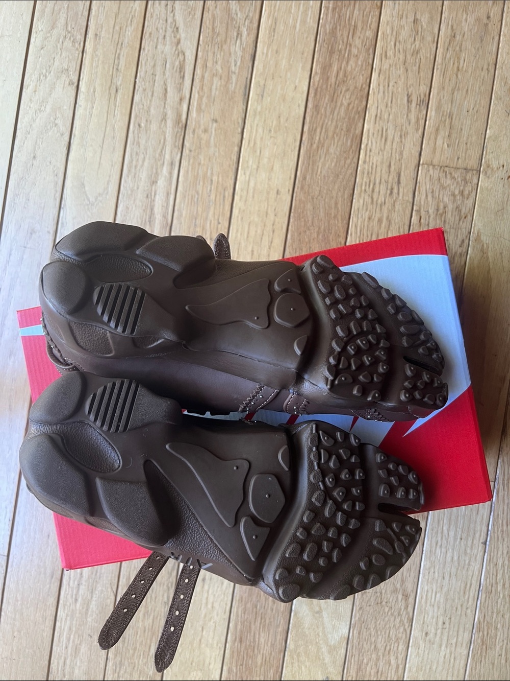 Nike Women's Air rifts Brown size 9 - Picture 6 of 9